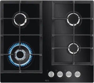  AEG HKB64420NB / 4Gas / 60cm / Black Glass (alt)