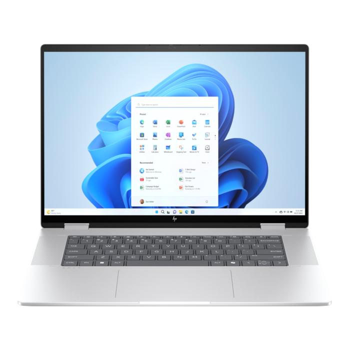 HP ENVY x360 16'' Touch Ultra 5-125U 16GB 512GB Intel Integrated Graphics Glacier Silver W11H